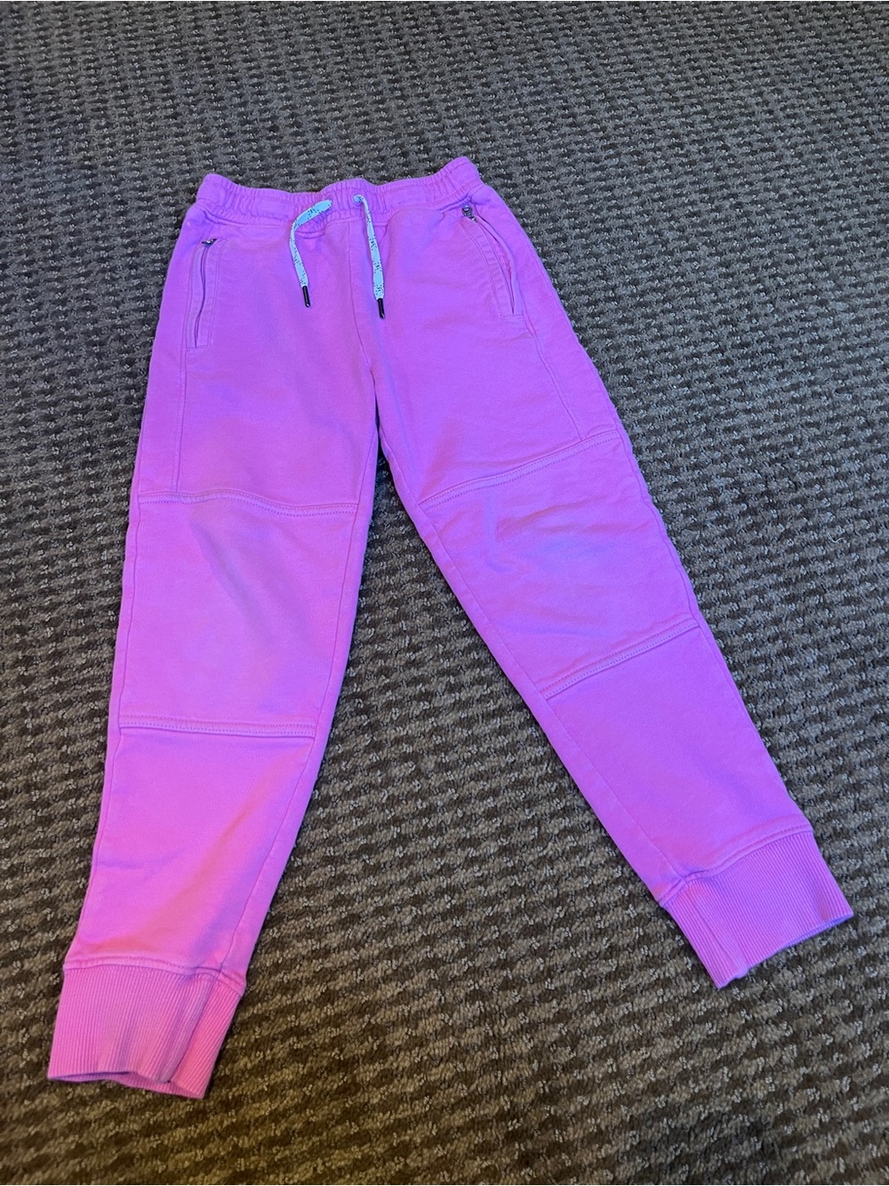 🩷Hanna Anderson pink joggers. Girls size 6-7 120cm. Pockets. Cotton. EUC!🩷